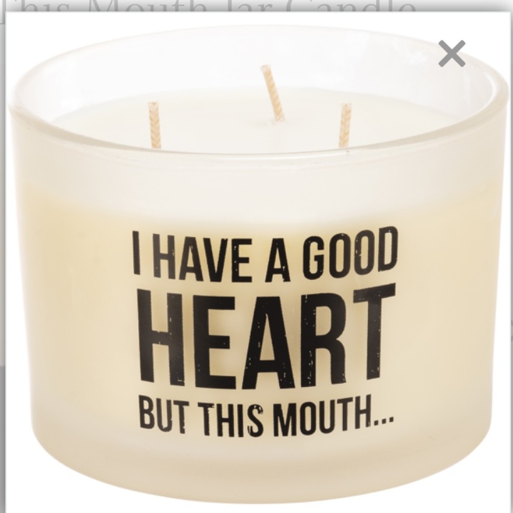 NEW I have a good heart but this mouth candle - Picture 1 of 4